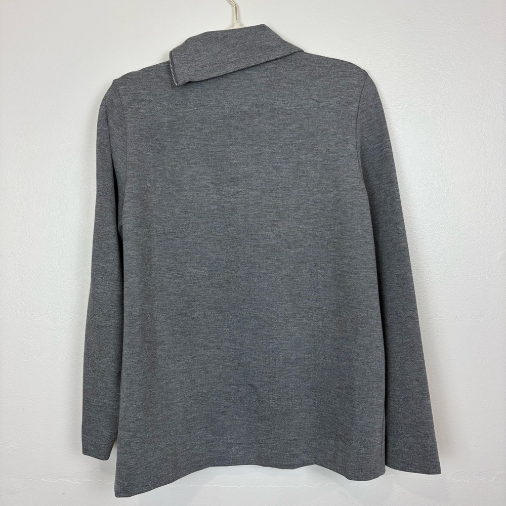 COS Women's Funnel Neck Zippered Neck & Arm Knit Top Size‎ 6 Modern Contemporary - Picture 15 of 16